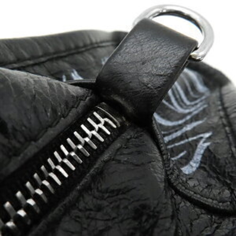 Balenciaga Shopper Graffiti XXS Black Bag Leather Bazaar - Picture 8 of 9